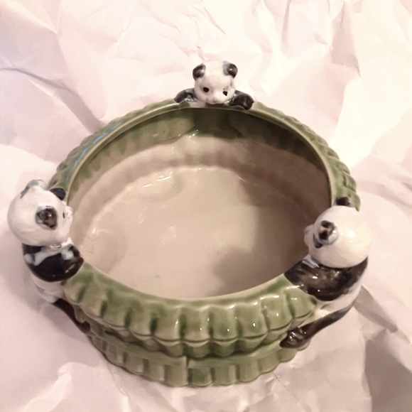 Vintage Panda Bear Planter Pot Holder - Picture 5 of 10